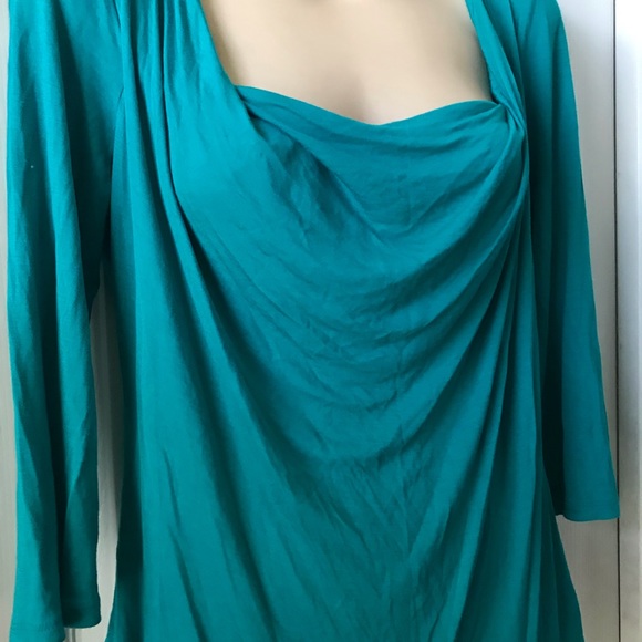 Michael Michael Kors Green Cowl Neck SMALL - Picture 2 of 6